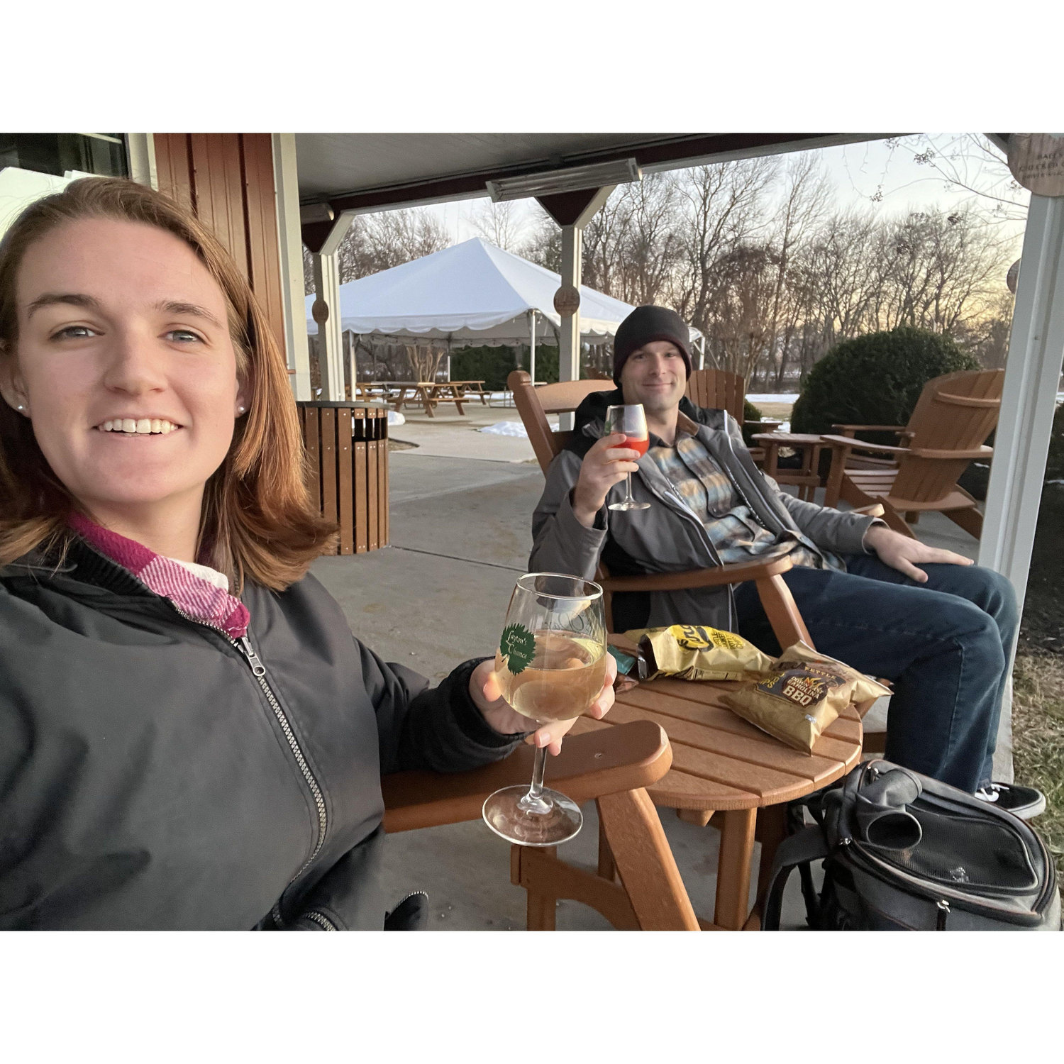 Layton's Chance Winery in Cambridge, MD; January 2025