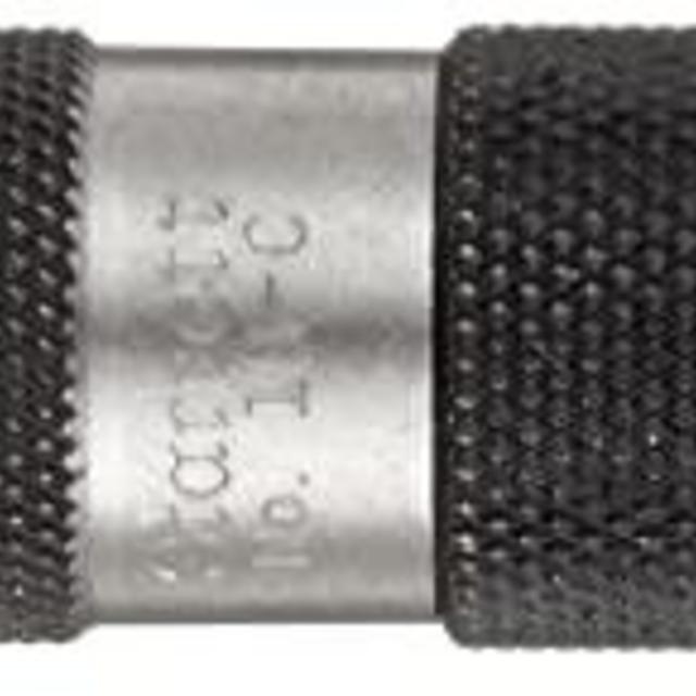 Starrett 18C Automatic Center Punch with Heavy Duty Hardened Steel Metal, Universal Tool for Machinists, Carpenters with Adjustable Knurled Cap to Control Blow Force, 5.14" x 11/16"
