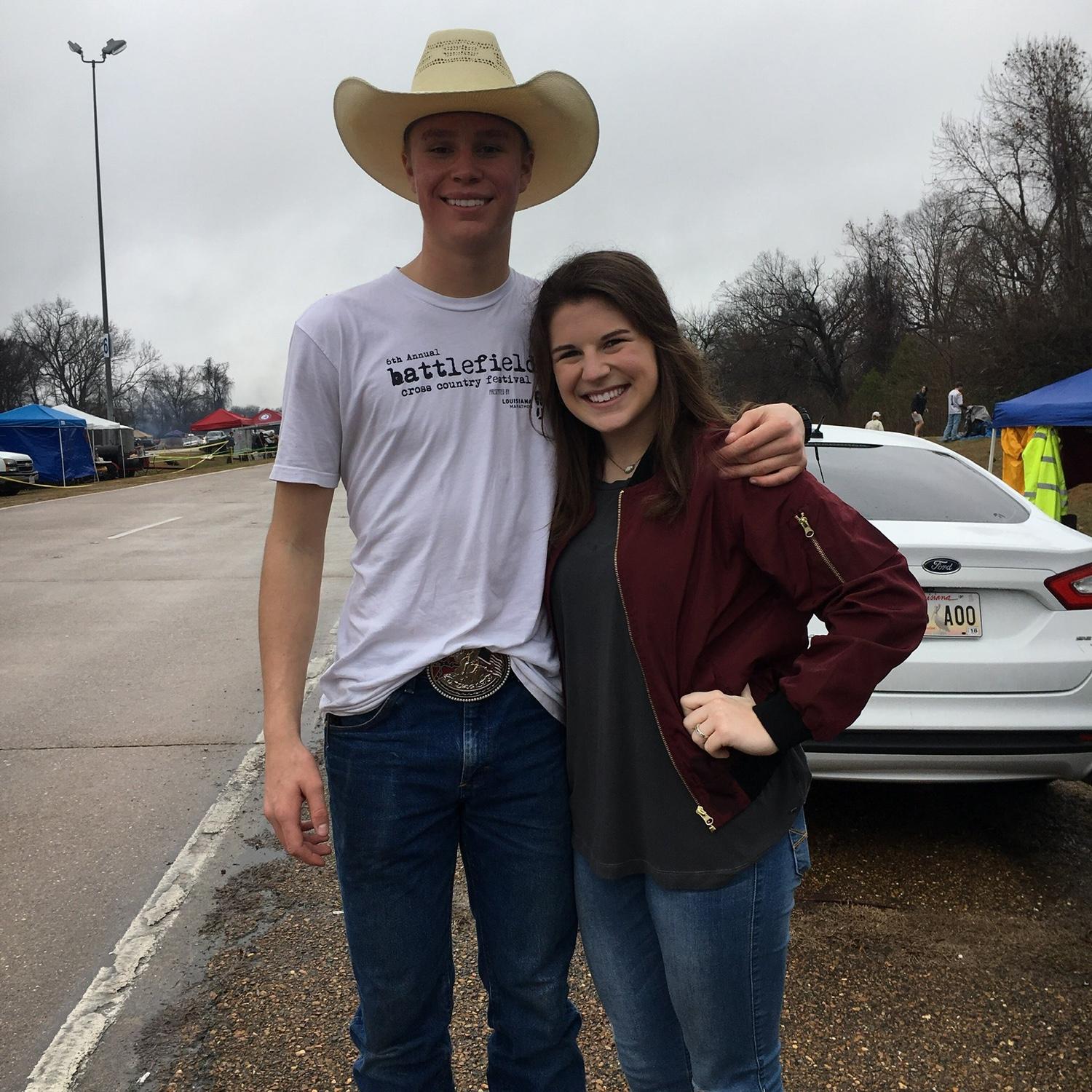 Our first photo together :) Mardi Gras Parade 2018