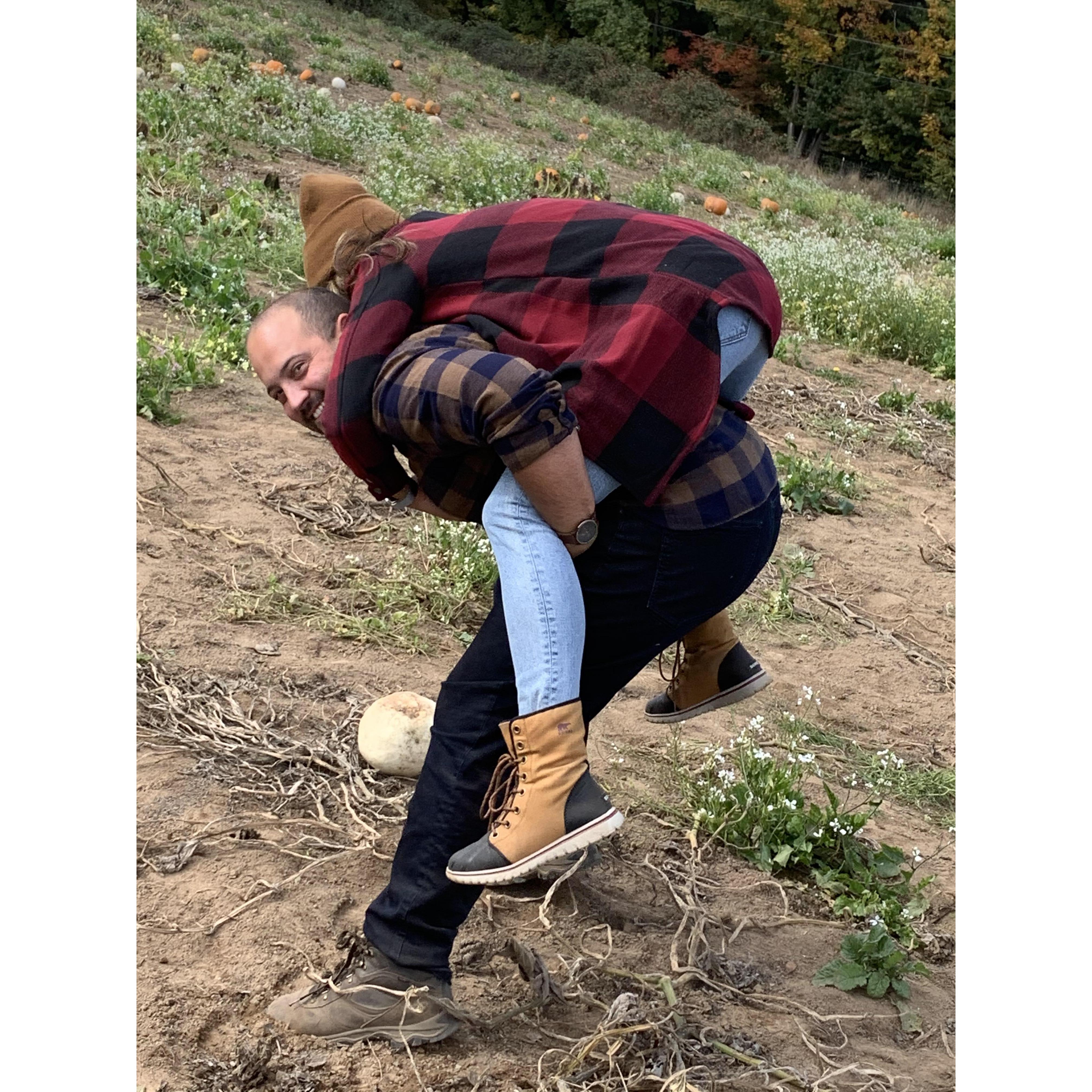 Pumpkin patching