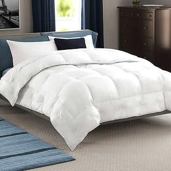 Queen: Pacific Coast Hungarian White Goose Down Year Round Warmth 680TC Comforter