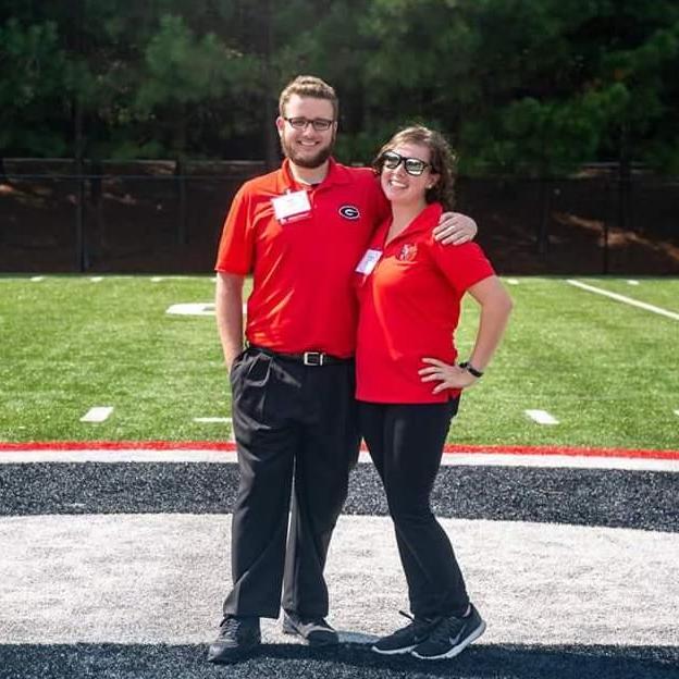 The first time we both participated in Alumni Band