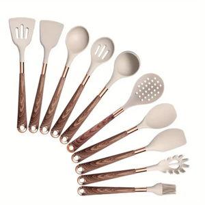 Elegant Silicone Cooking Utensil Set