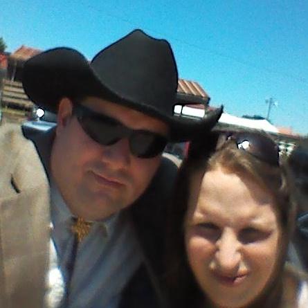 Deanna was escorted by her very own Texas Ranger in Fort Worth.