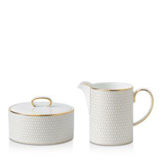Wedgwood Arris Cream & Sugar Set