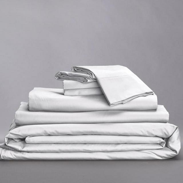 Hemmed Organic Bedding Bundle -Color Ivory
