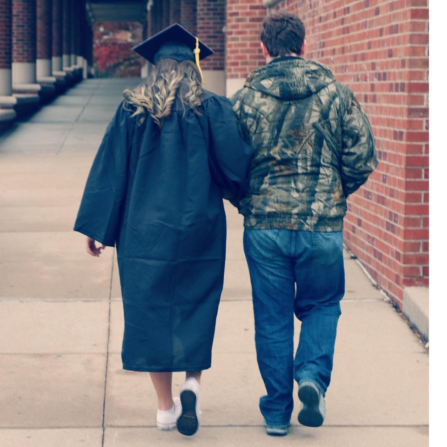 When I graduated from college, Jim was right there with my family cheering me on. This was taken when we took my senior photos for college.
Nov18