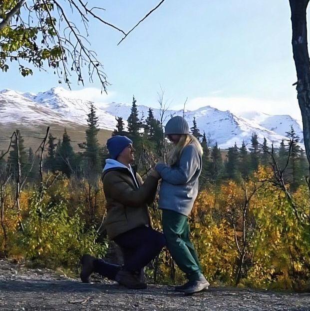 Dylan proposed in Denali National Park in 2023 ♡