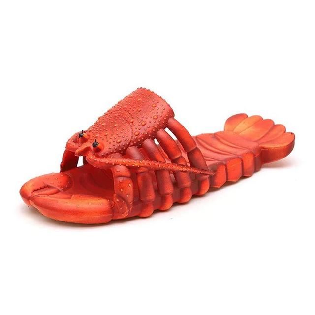 Lobster Slippers, Fish Slippers,bass Sandals, Animal Slippers Animal Fish Slippers, Lobster Flops