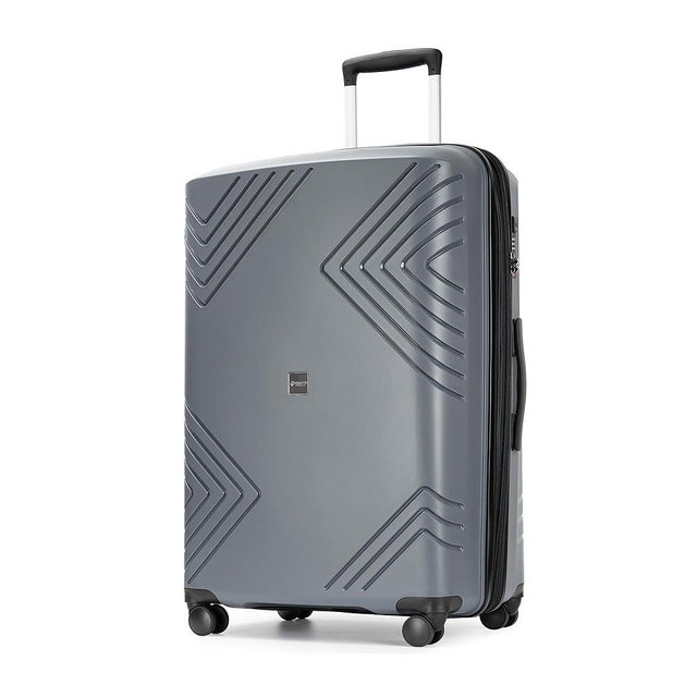 GinzaTravel 28 Inch Expandable Large Checked Luggage,Large Suitcase 28 Inch Luggage with Spinner Wheels,Lightweight Hard Suitcase with Tsa Lock, 28 Inch,Gray