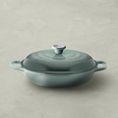 Le Creuset Signature Enameled Cast Iron Braiser, 3 1/2-Qt., Ocean
