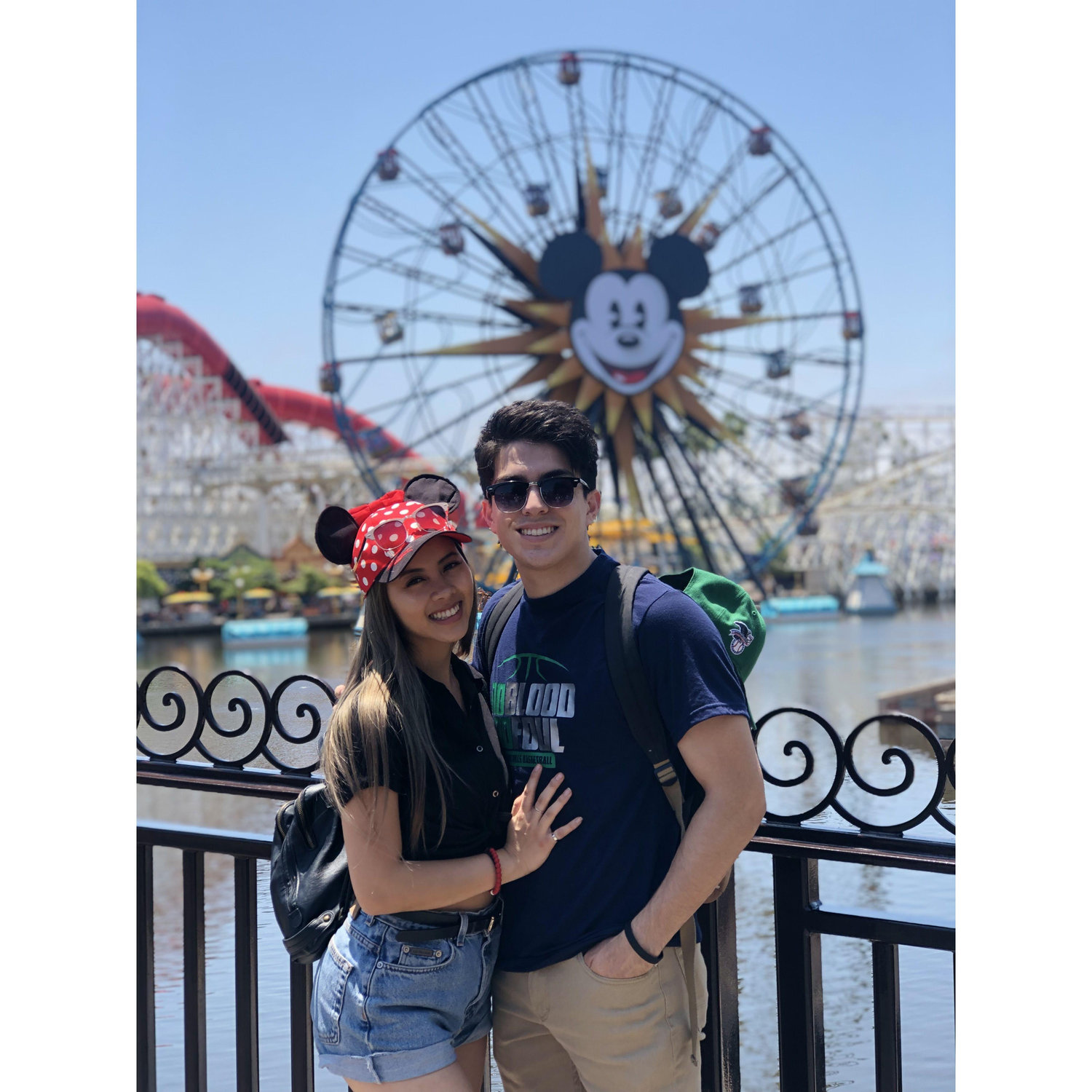 June 6, 2019 - Celebrating their 1 year anniversary. Backstory: Michelle won free tickets to Disneyland, but she didn't check that it was a blackout day so they had to pay full price that day ...