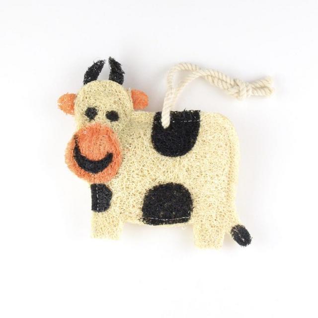 Cow Natural Loofah Kitchen Scrubber