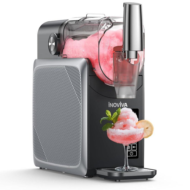 Slushie Machine, 68oz INOVIVA Frozen Drink Maker for Home, No Ice Needed, with Self-Cleaning, 5 Preset Programs, Frozen Margaritas, Frappés, Milkshake, and More