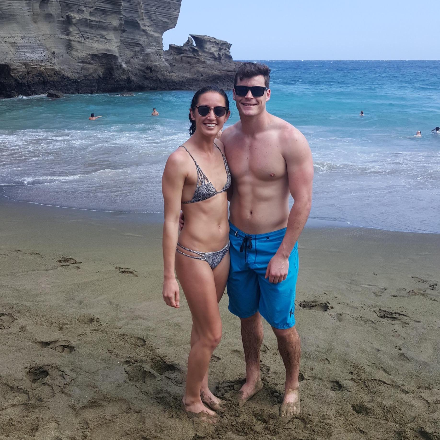 Green Sand Beach in Hawaii - March 2016