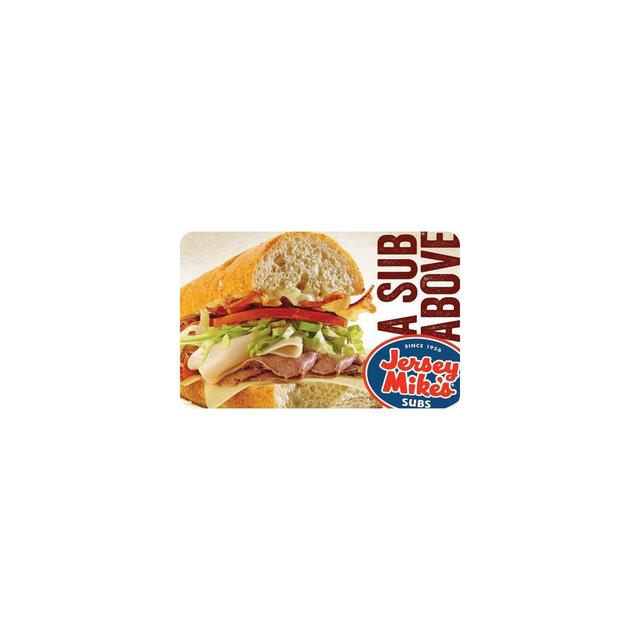 Jersey Mike's Sub Gift Card $25 (Email Delivery)