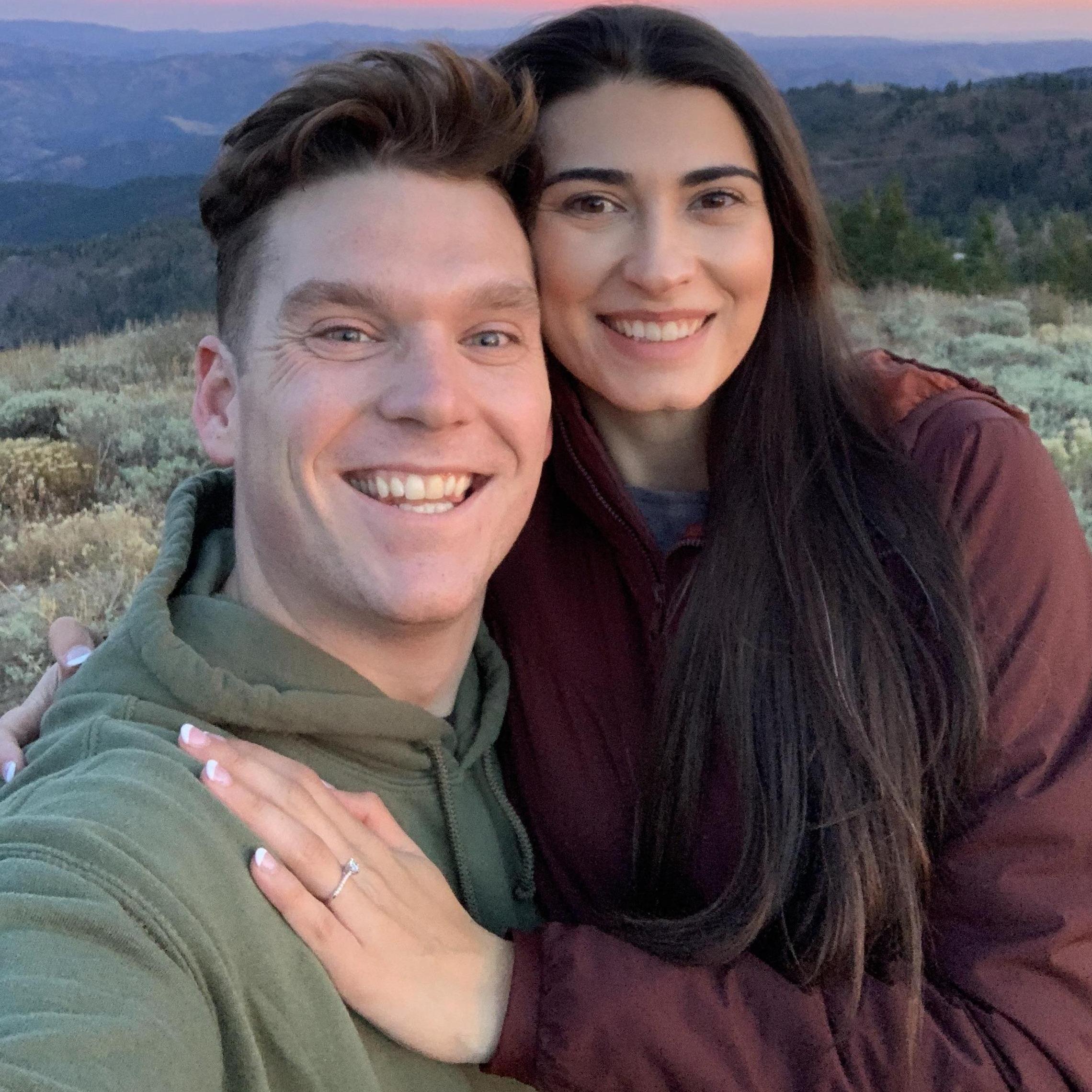 Post-engagement party hike!