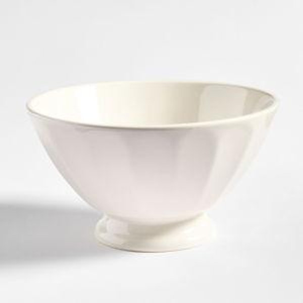 Heirloom Stoneware Cereal Bowls - Set of 4 - White