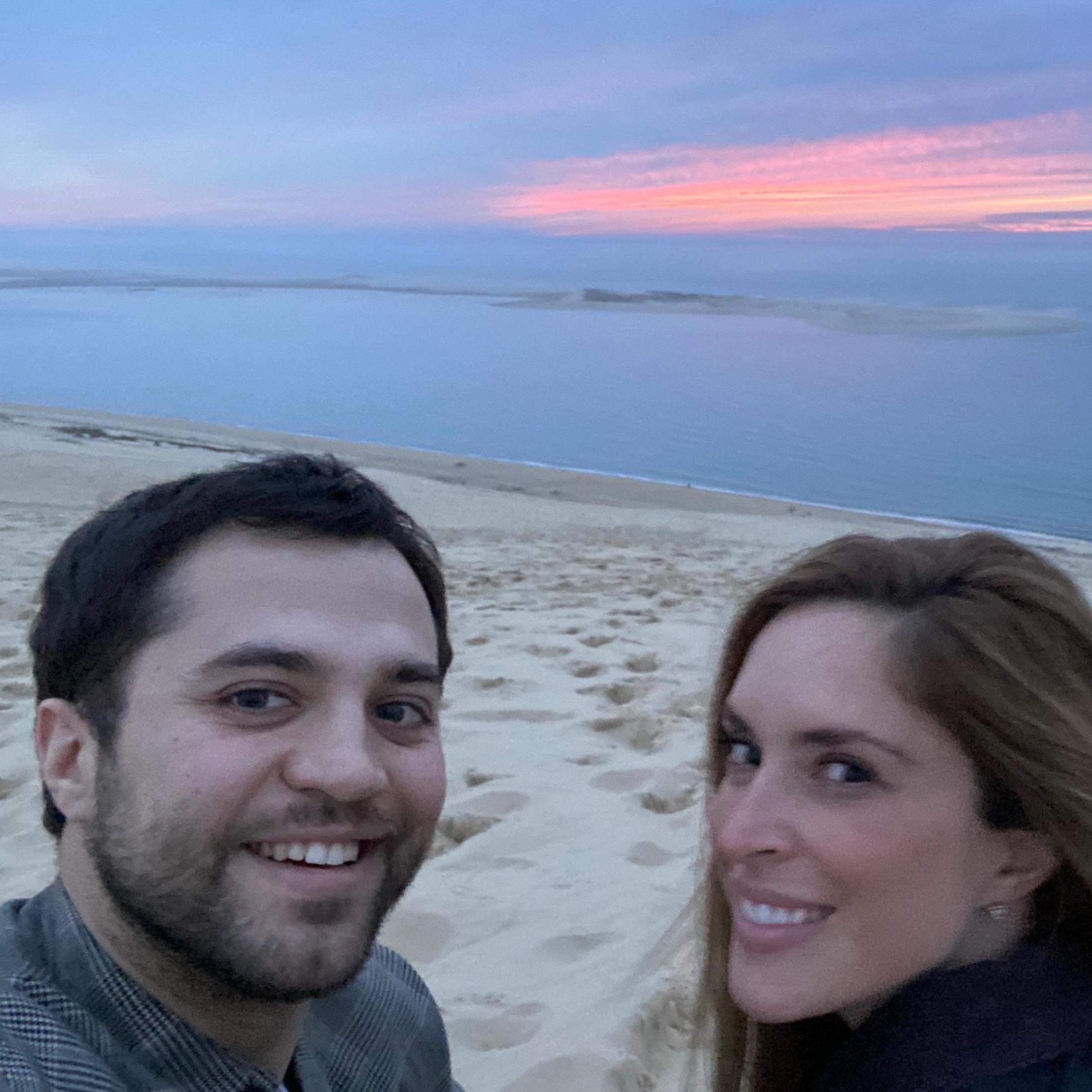 At the Dune of Pilat near Bordeaux...truly a magical place!