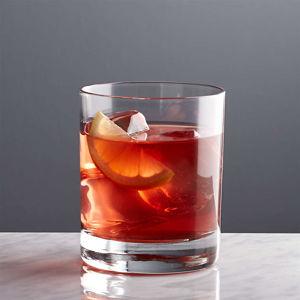 Aspen 12-Oz. Double Old-Fashioned Glass | Crate & Barrel