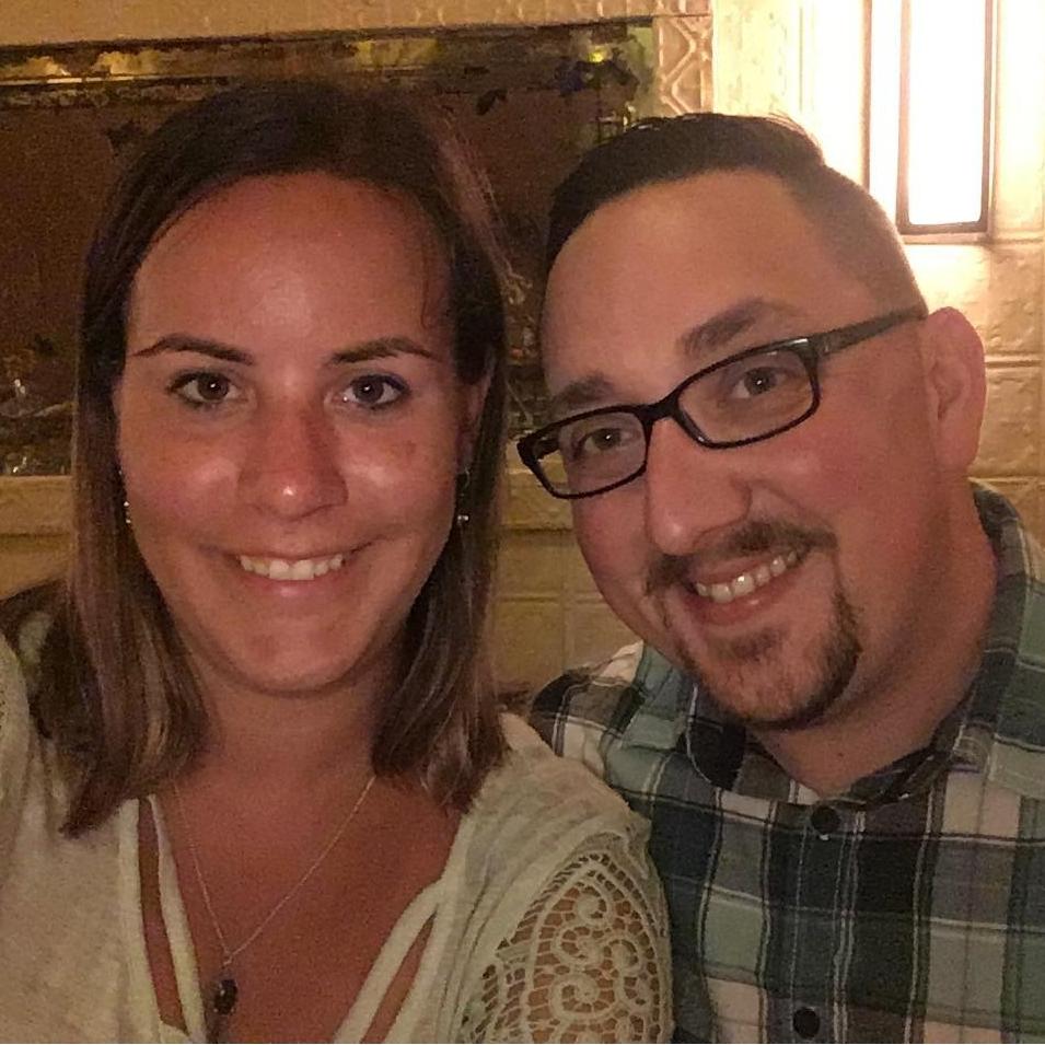 One of our early dates, getting cocktails in DC