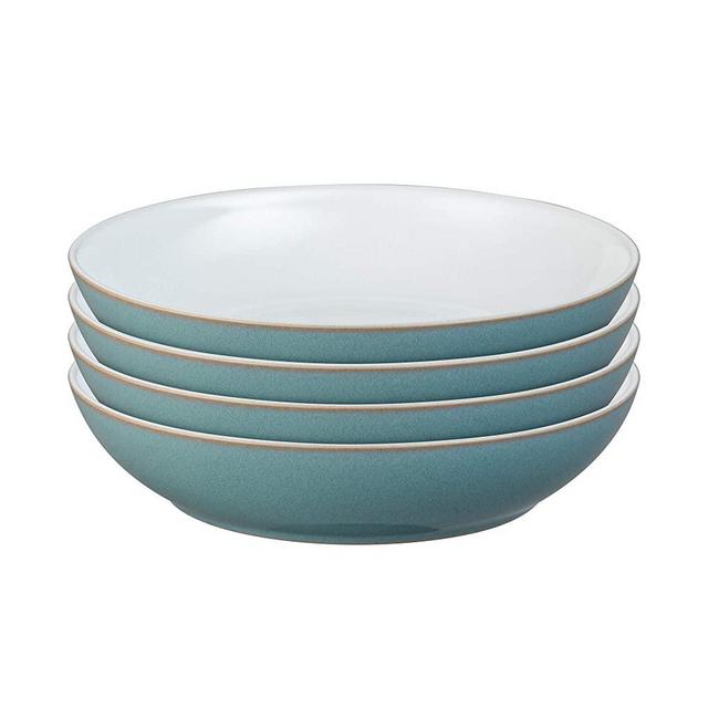 Denby Pasta Bowl, Stoneware, Blue