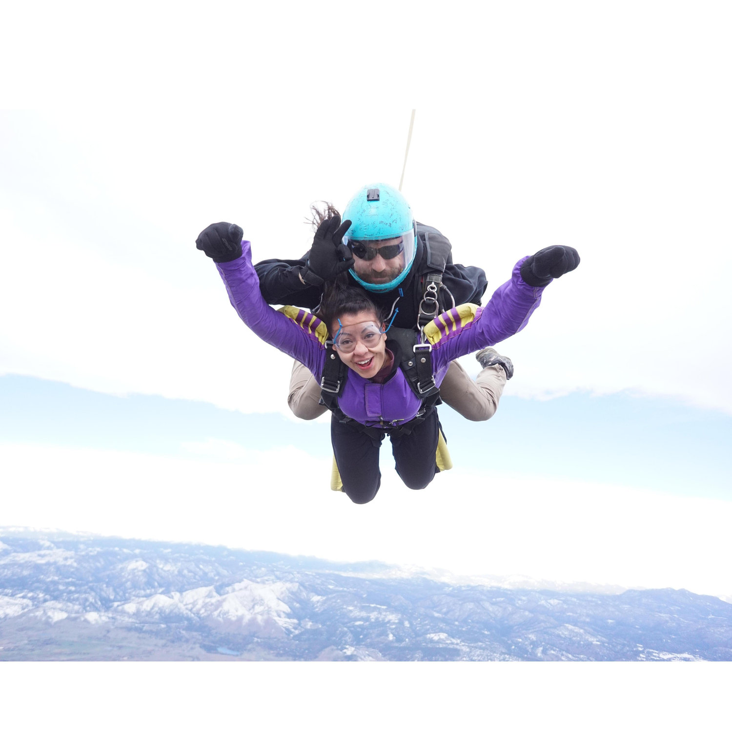 Nancy wanted to go Skydiving for her 25th Birthday, so that's what we did! It was a lot of fun!