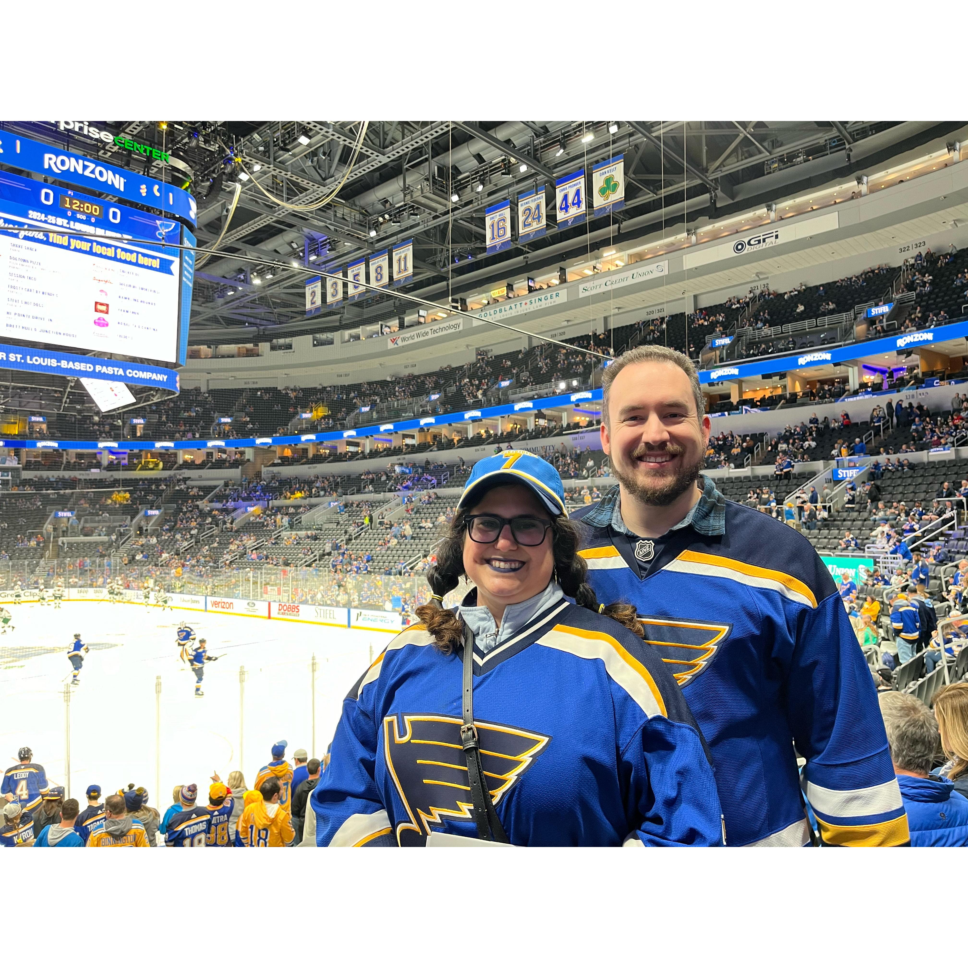 Blues Home Opener 2024 (it was bad lol)