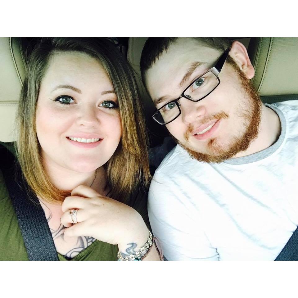 On our way to our first comedy show together.