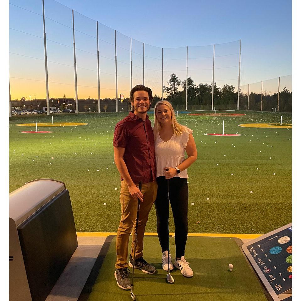 Celebrating Jamie's Birthday at Top Golf in Augusta, GA