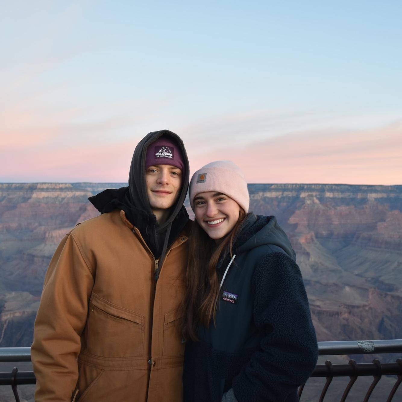Seeing the Grand Canyon at sunrise was a very fun memory