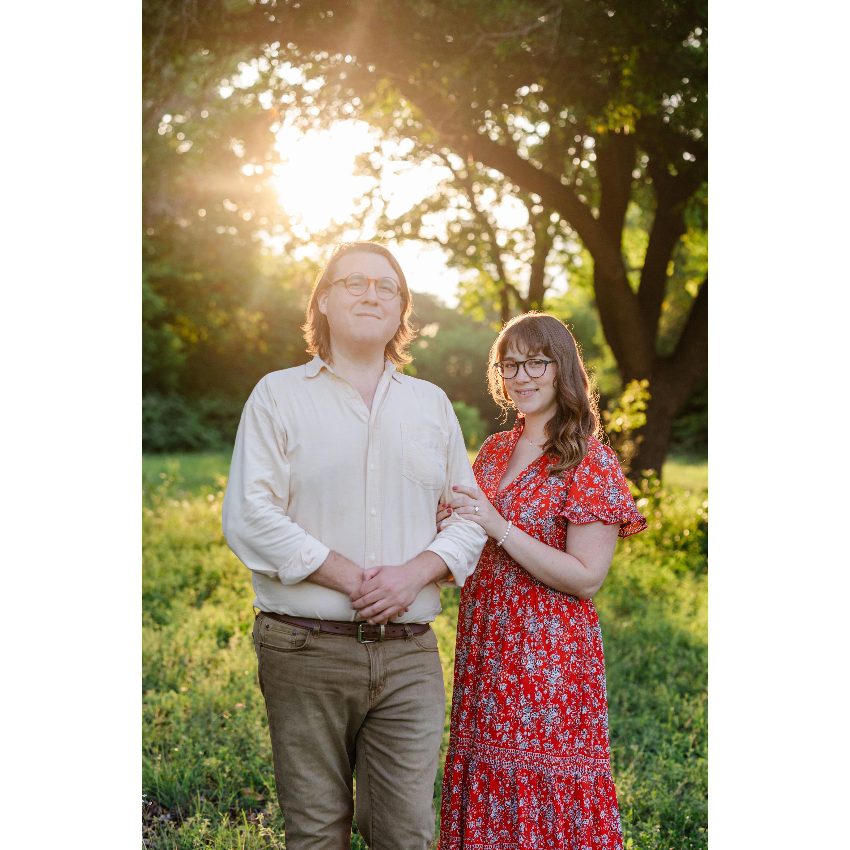 Engagement photos were taken by our wonderful friend, Melissa Claire Spurrier.