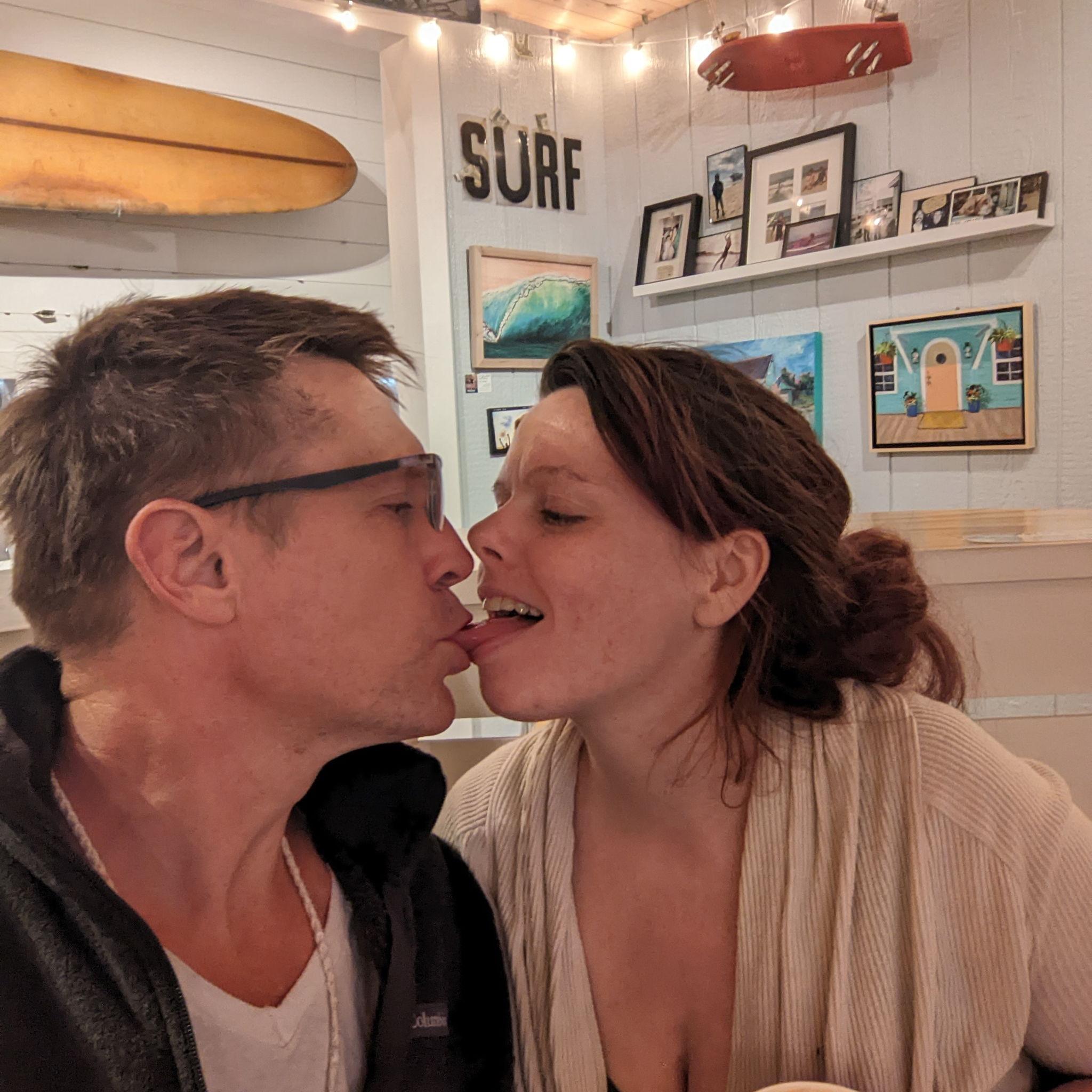 why is he kissing my tounge. Spring 2022