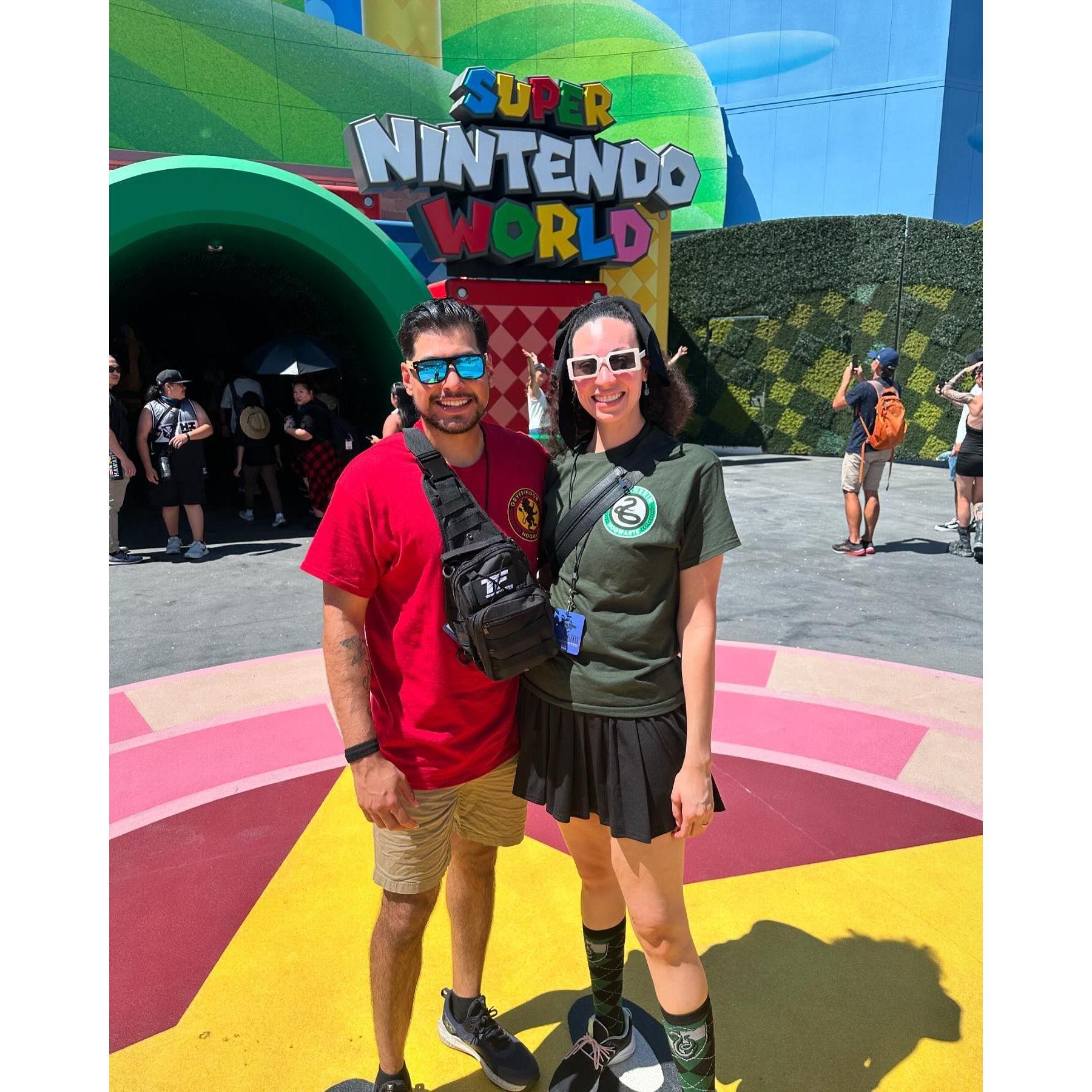 Enjoying our time at Universal Studios Hollywood!