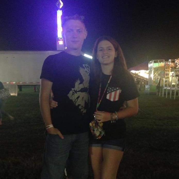 Our first date- Aug. 2014