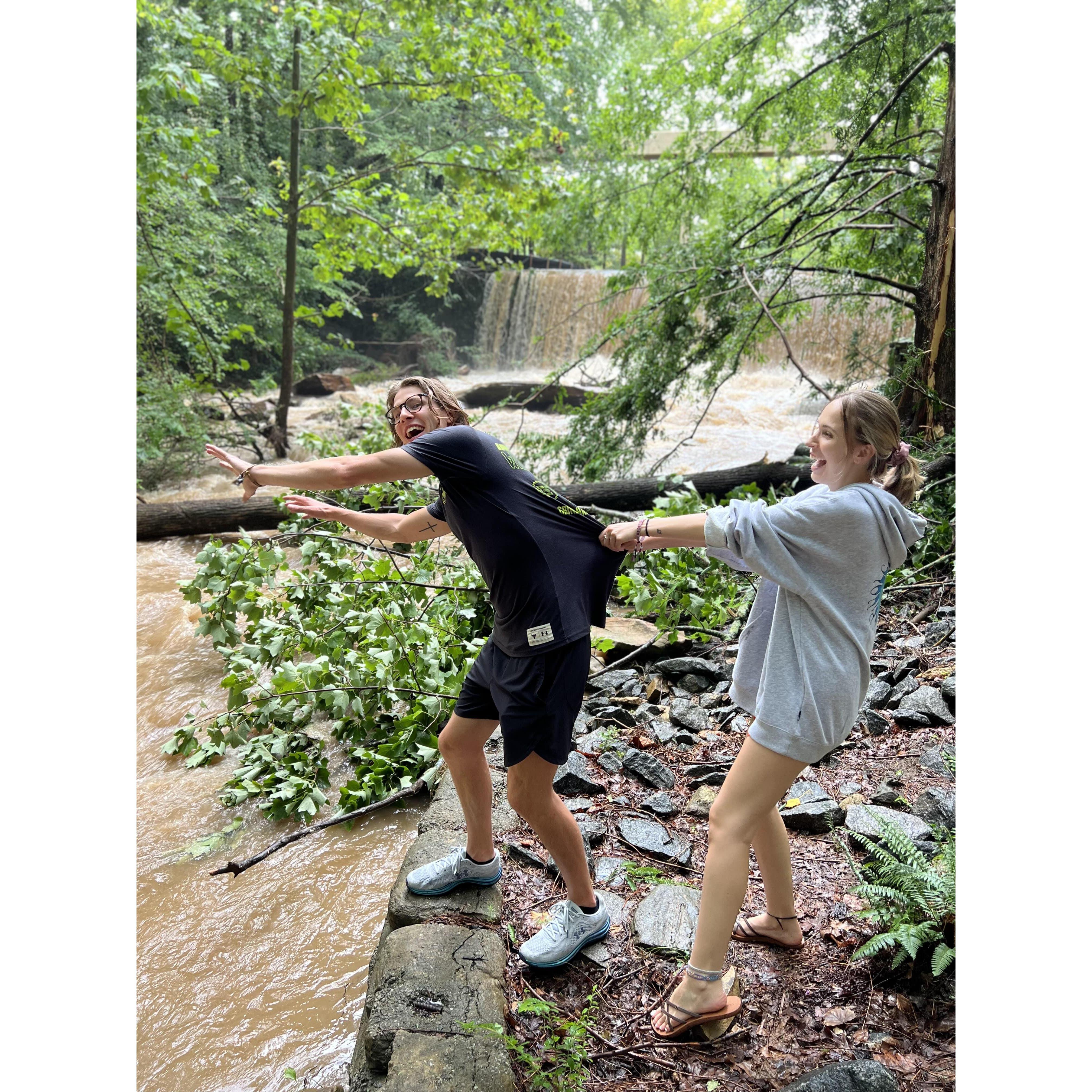 Going for a swim. Life Campus