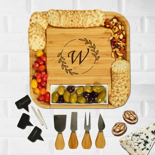 Engraved 11-Piece Charcuterie Board & Tool Set