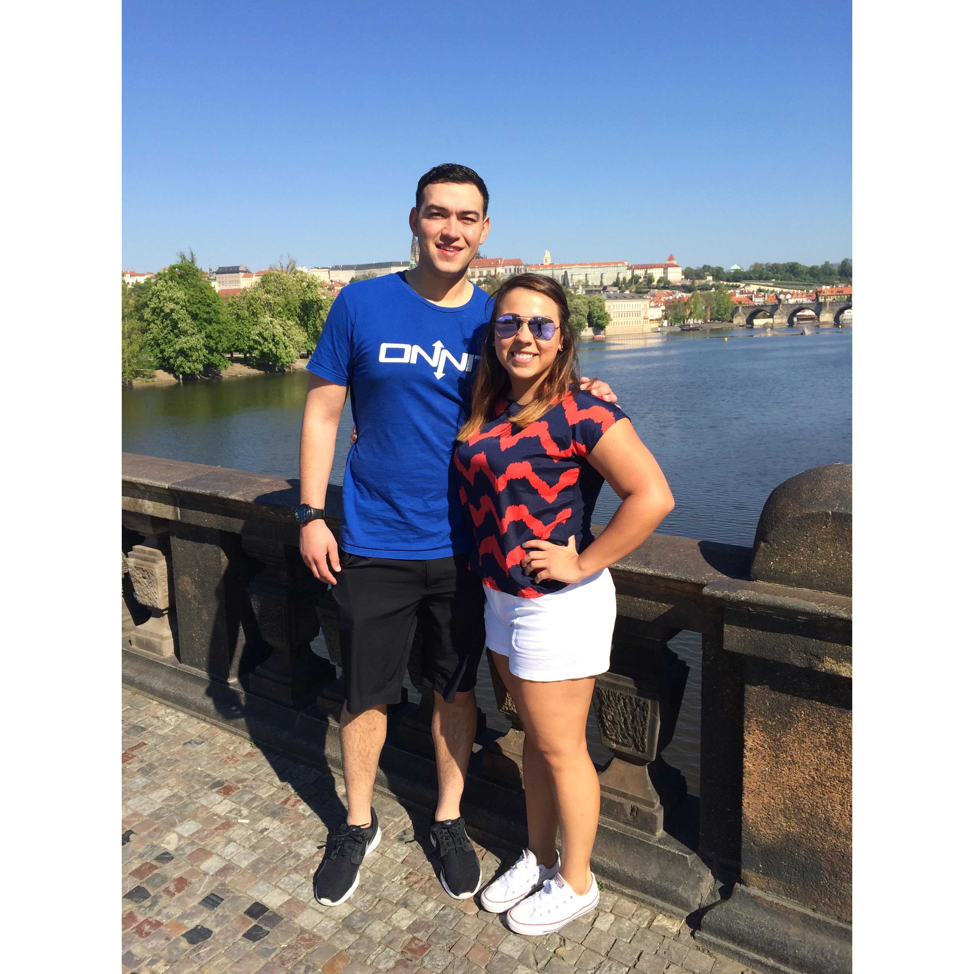 One of our first vacations in Europe.