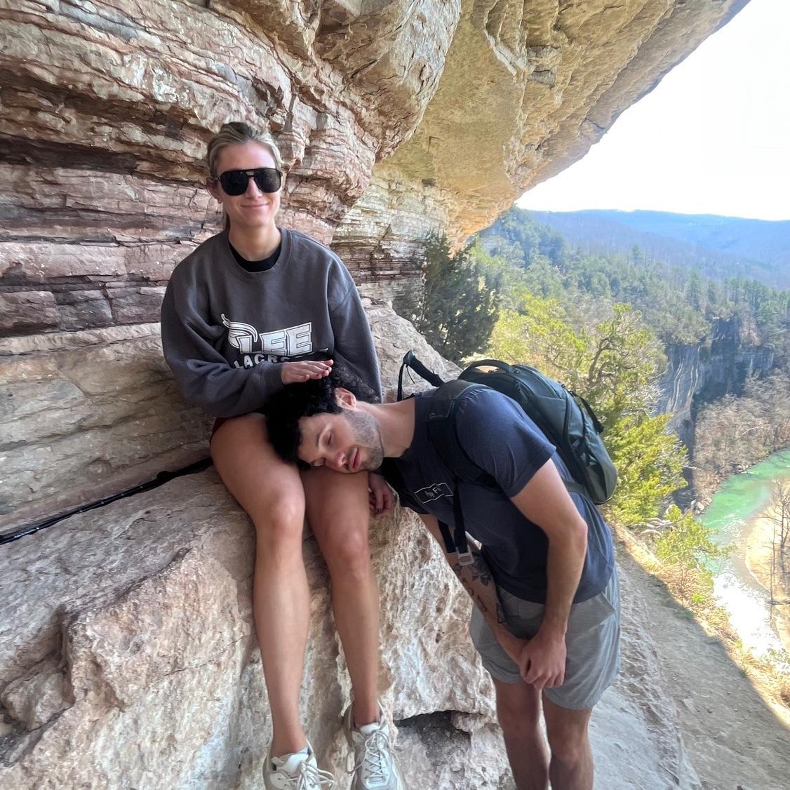 3/11/2025- Photo from spring break in Arkansas on a hike at Devils Den.