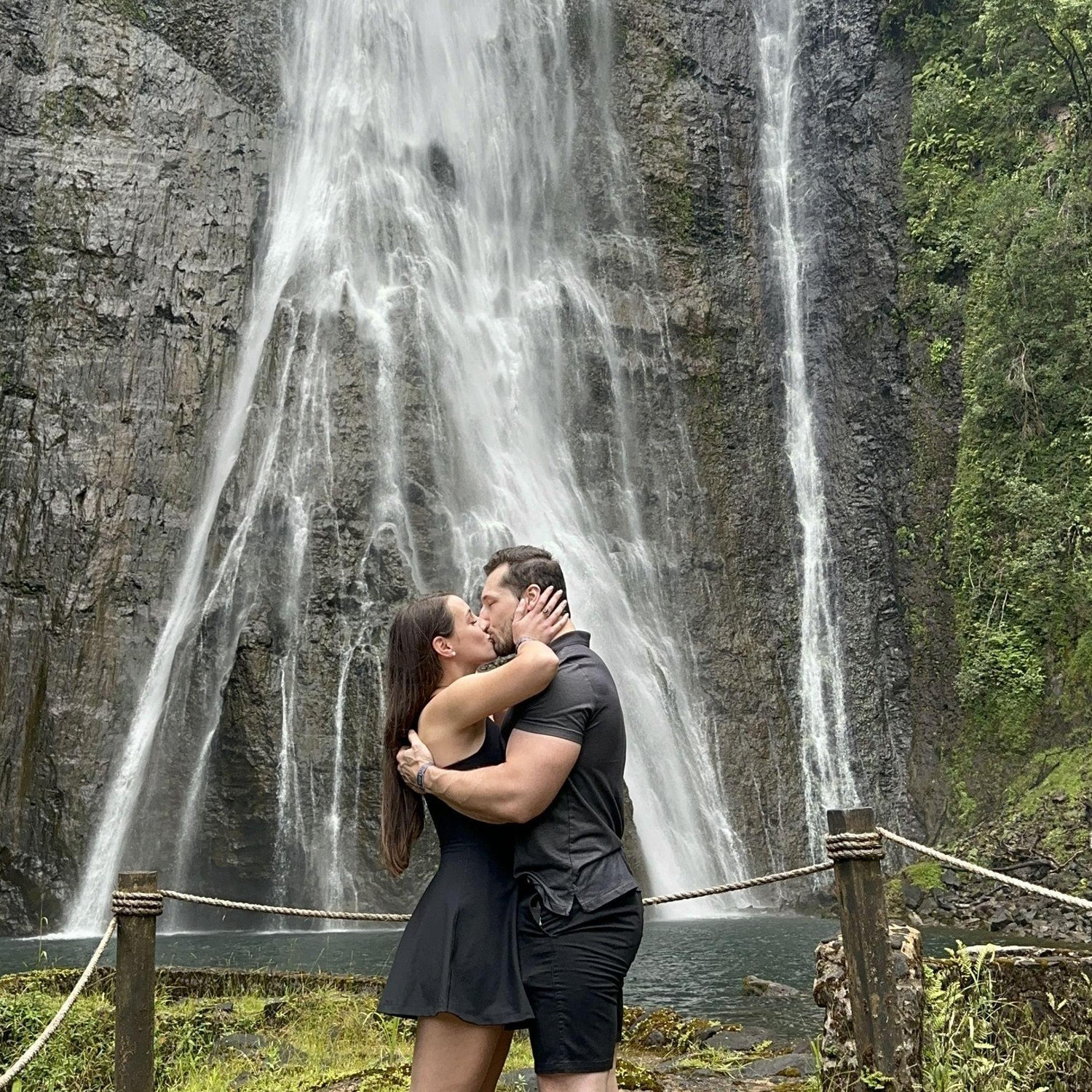 Our Engagement Day - September 7th, 2024 Jurassic Falls Helicopter Landing Adventure Kauai, Hawaii