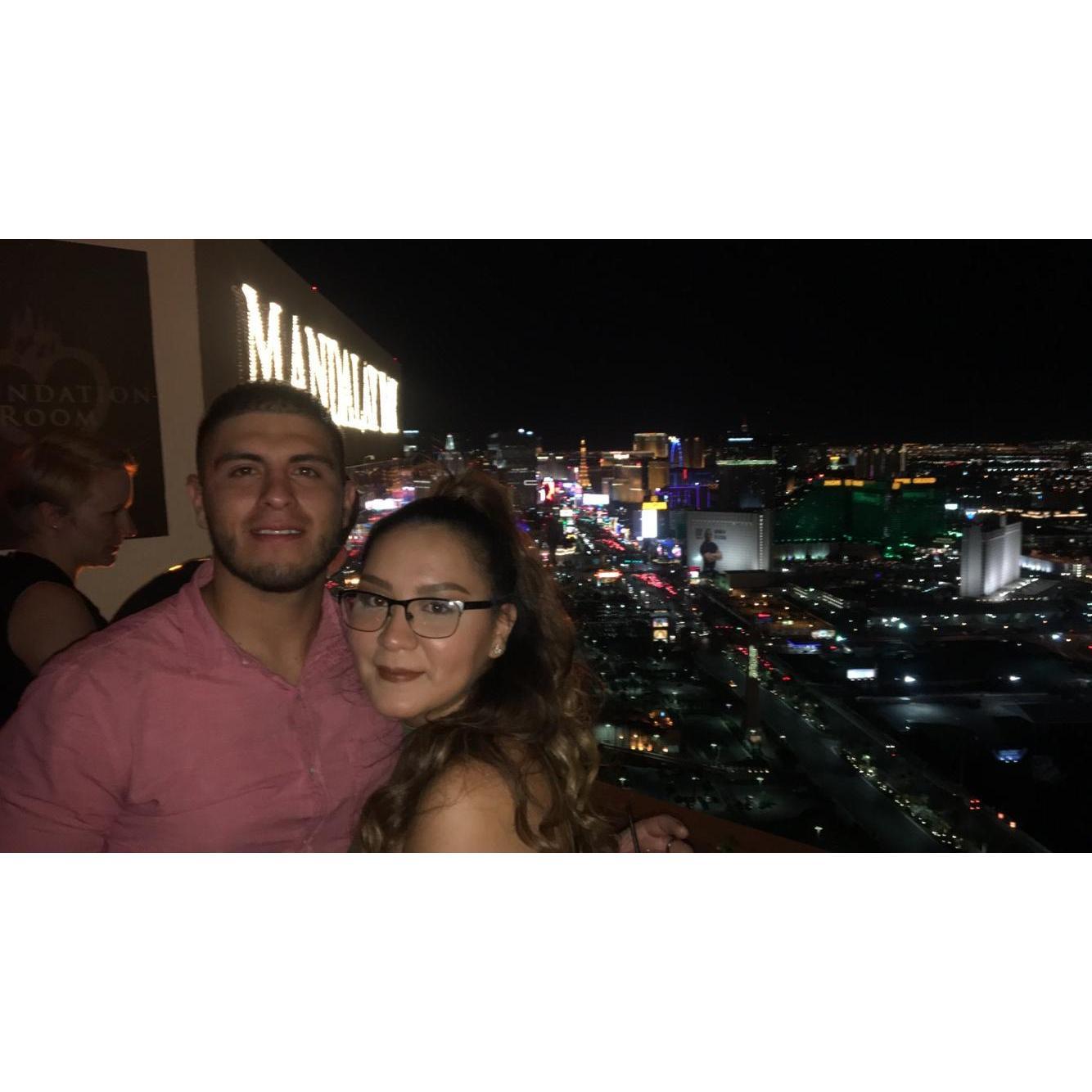 Our first trip to Vegas.