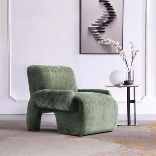 Verandah Modern Chenille Accent Chair