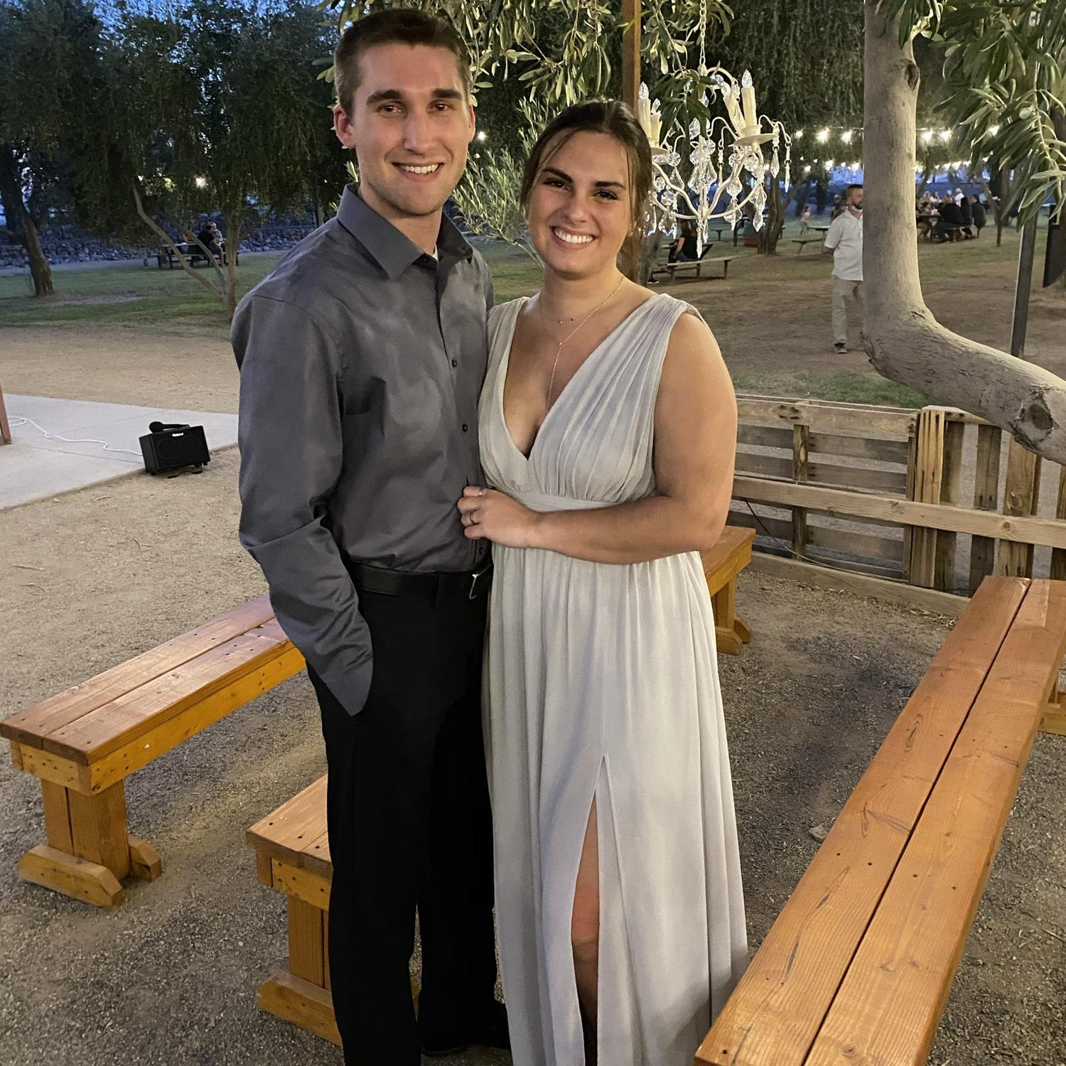 Here we are attending Connor's (Duncan's brother) wedding in Arizona.