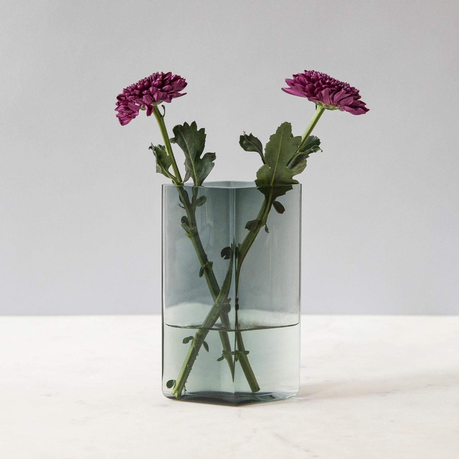 Iittala Ruutu Ceramic Vase 12.5 Black 