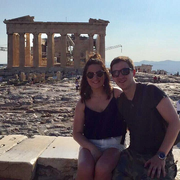 Our first trip together, Greece!