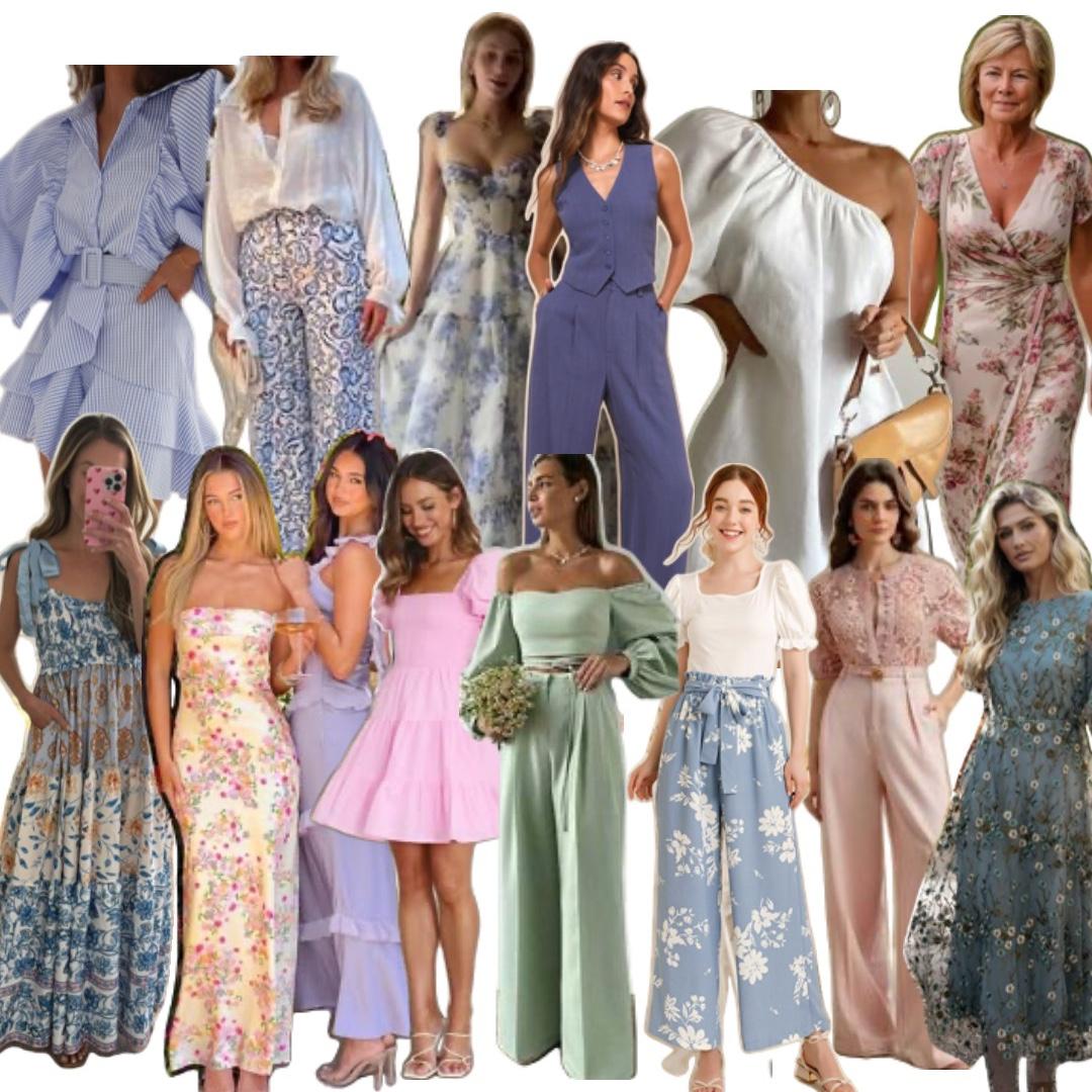 Bridal shower inspo- Florals, light fun colors, girly vibes