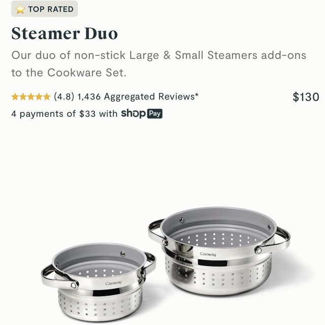 Steamer Duo