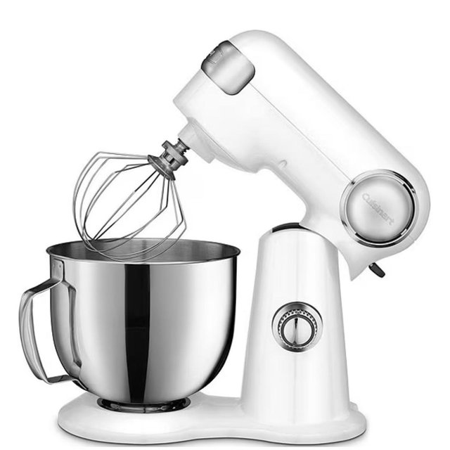 White Cuisinart 5.5-Quart Stand Mixer