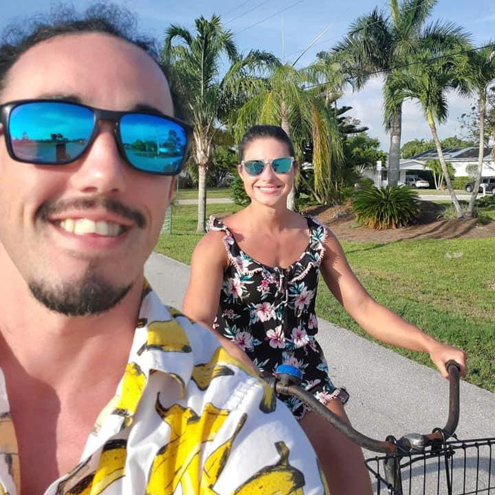 2021: Fort Myers Beach. We rented bikes and road all over. The sound of a bike bell always brings happy vacation feelings to us.