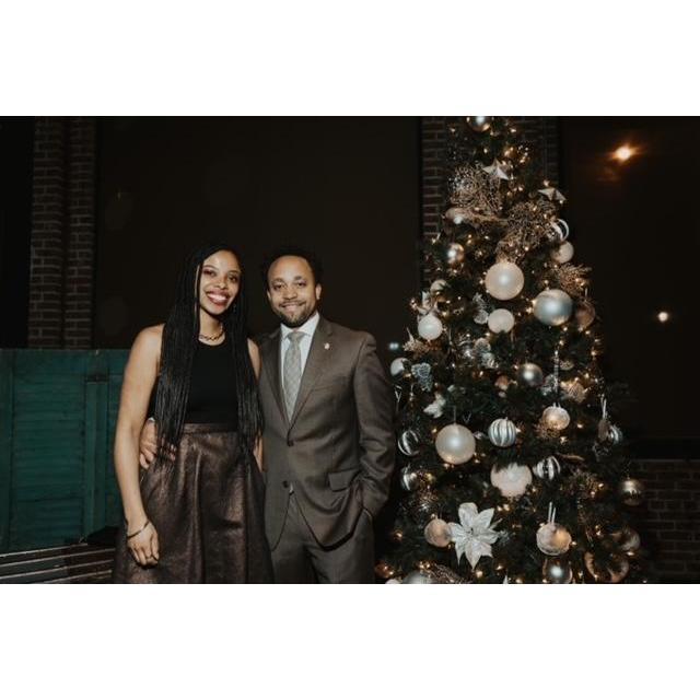 Celebrating Natalie & Devante's 1-year vow renewal.